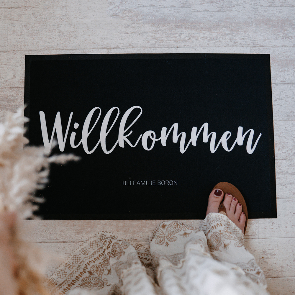 Personalisierbare Fußmatte Geschenke für Frauen personalisierbare Fußmatte