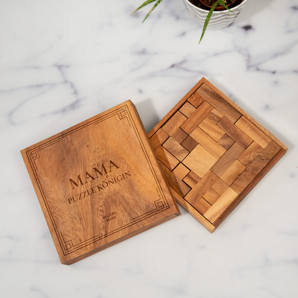 Personalisierbares Denkspiel mit Text Geschenke für Mama Denkspiel mit Text