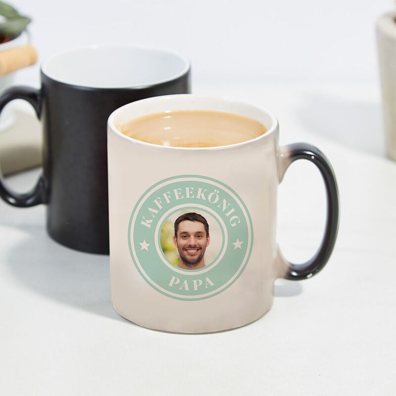 Personalisierbare Tasse mit Foto und Namen