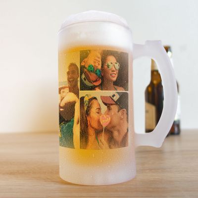 Bierkrug mit 5 Bildern Bierkrug mit 5 Bildern