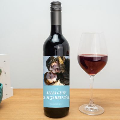 Rotwein mit Bild und Text Rotwein mit Bild und Text