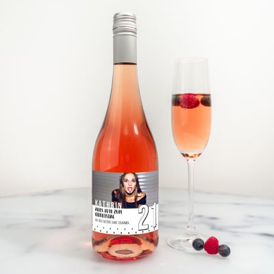 Personalisierbarer Secco mit Bild und Text Personalisierbarer Secco mit Bild und Text