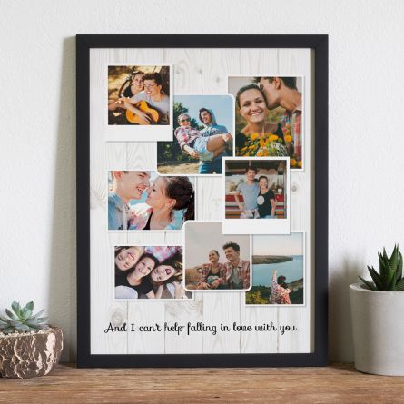 Personalisierbares Foto-Poster im Vintage Look