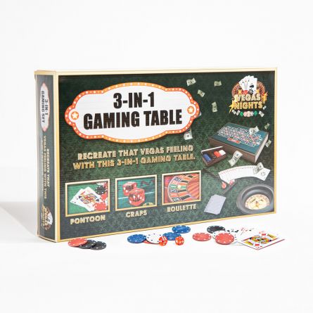 Vegas Nights 3 in 1 Mini Spieltisch