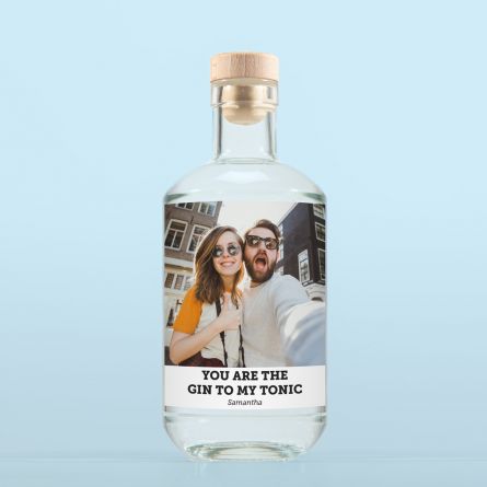 Gin mit Bild und Text