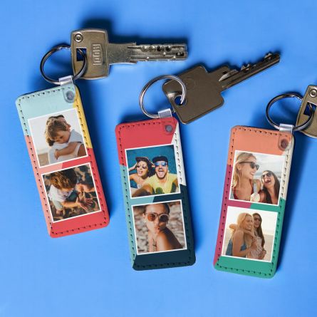 Personalisierbarer Schlüsselanhänger mit 2 Bildern