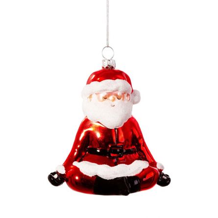 Santa Yoga Christbaumschmuck