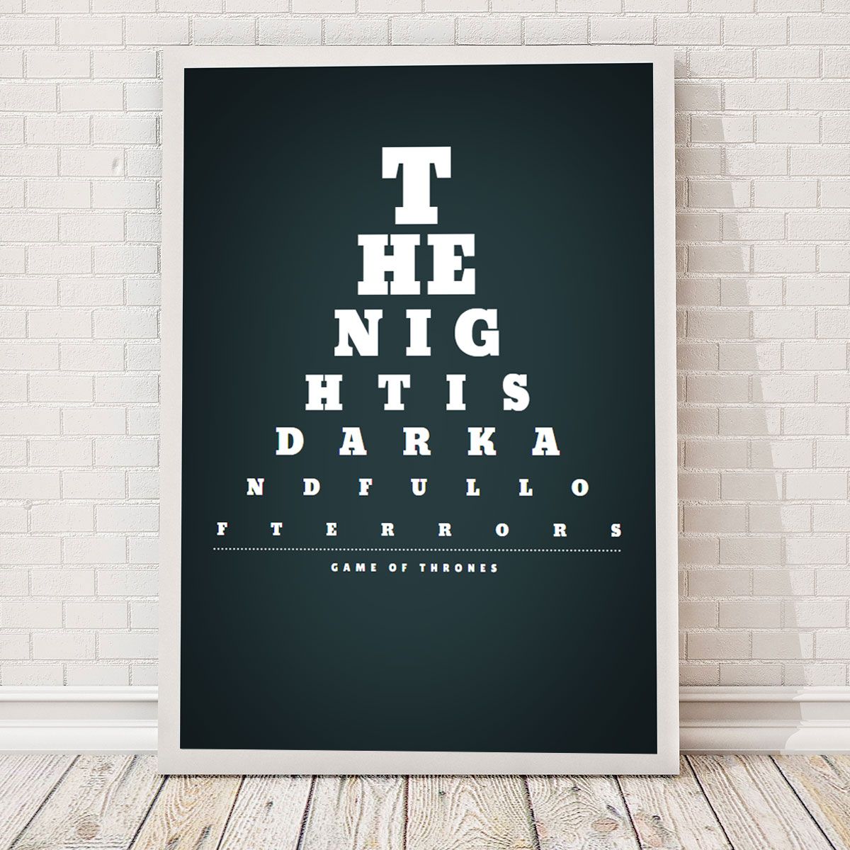 Sehtesttafel Personalisierbares Poster