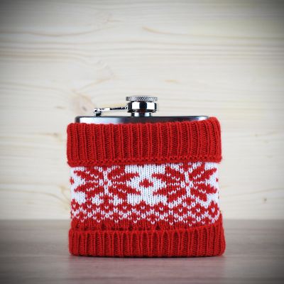 Sale - Flachmann im Weihnachtslook