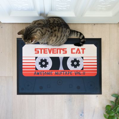 Geschenk für Paare - Personalisierbare Fußmatte Mixtape