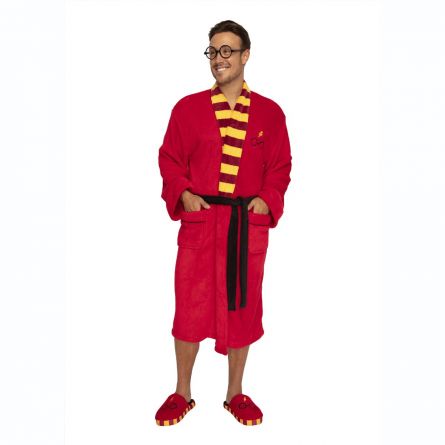 Harry Potter Bademantel mit Brille und Blitz