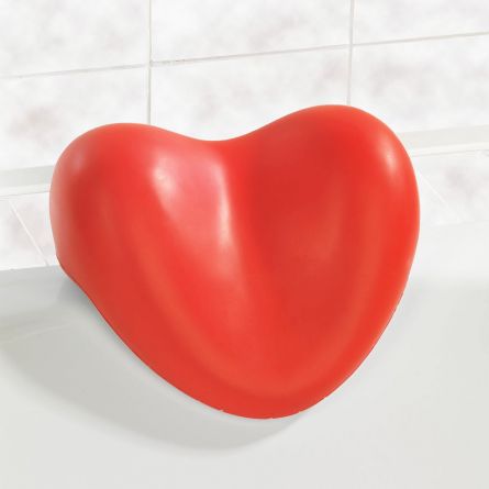 Herz-Kissen für die Badewanne