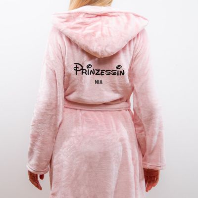 Personalisierbarer Bademantel Prinzessin Personalisierbarer Bademantel Prinzessin