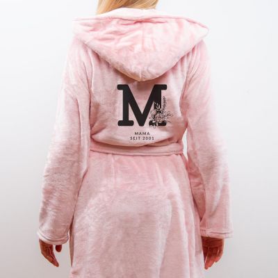 Bademantel Monogramm mit Text Bademantel Monogramm mit Text