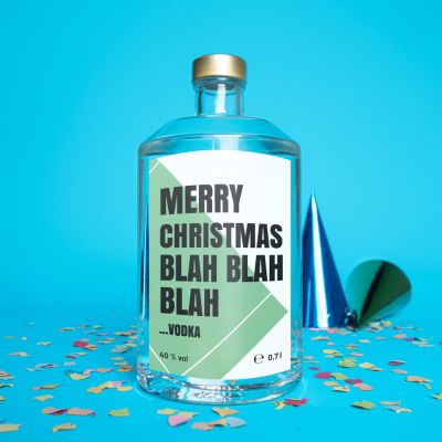 Alkohol - Personalisierbarer Wodka mit Text